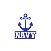 Patriotic Navy Decal for Cars